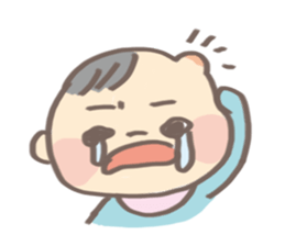 Cute baby sticker #425877