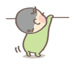 Cute baby sticker #425878