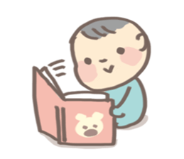 Cute baby sticker #425884