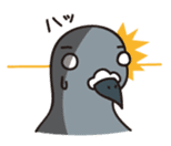 Pigeon and Sparrow Sticker(Japanese) sticker #426218