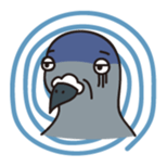 Pigeon and Sparrow Sticker(Japanese) sticker #426234