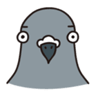 Pigeon and Sparrow Sticker(Japanese) sticker #426236