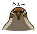 Pigeon and Sparrow Sticker(Japanese) sticker #426237