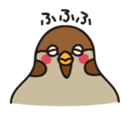 Pigeon and Sparrow Sticker(Japanese) sticker #426238