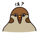 Pigeon and Sparrow Sticker(Japanese) sticker #426240