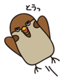Pigeon and Sparrow Sticker(Japanese) sticker #426245