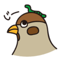 Pigeon and Sparrow Sticker(Japanese) sticker #426246