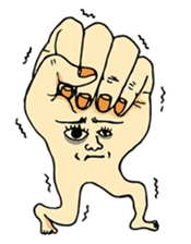 The hand got legs PART1(English version) sticker #426577