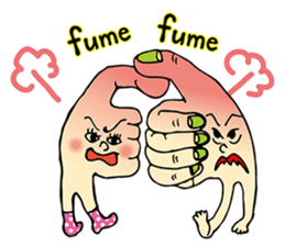 The hand got legs PART1(English version) sticker #426580