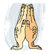 The hand got legs PART1(English version) sticker #426582