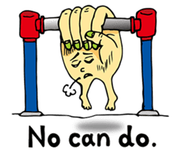 The hand got legs PART1(English version) sticker #426586