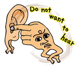 The hand got legs PART1(English version) sticker #426587