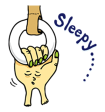 The hand got legs PART1(English version) sticker #426592