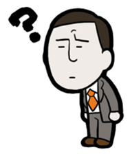 "RYMAN-KUN" Japanese office worker sticker #427323