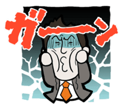 "RYMAN-KUN" Japanese office worker sticker #427324