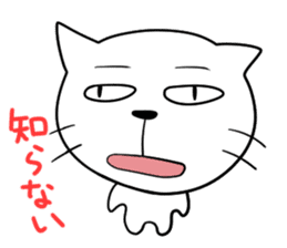 Reactions of a funny cat sticker #427417