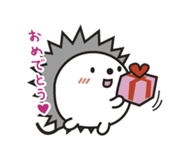 Hedgehog"Bug"-Greeting sticker #428755