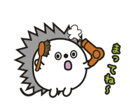 Hedgehog"Bug"-Greeting sticker #428765