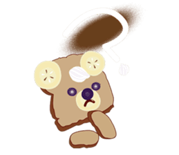 Toast Bear sticker #428898