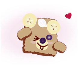 Toast Bear sticker #428904