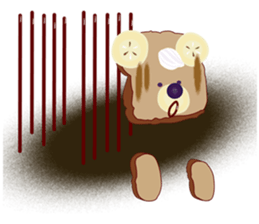 Toast Bear sticker #428919