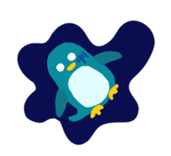 Earthling and space Pen sticker #428937