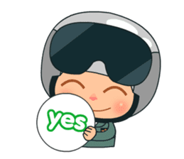 Khwam Suk - Army costume sticker #429110