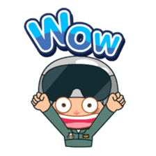 Khwam Suk - Army costume sticker #429112