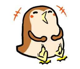 Cute sparrow, Chunta sticker #429410
