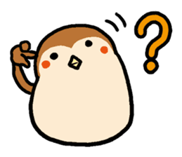 Cute sparrow, Chunta sticker #429412
