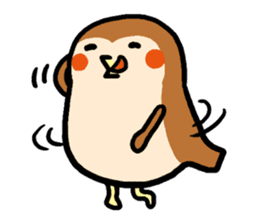 Cute sparrow, Chunta sticker #429413