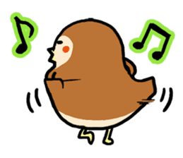 Cute sparrow, Chunta sticker #429414