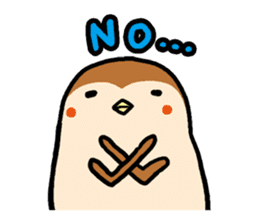 Cute sparrow, Chunta sticker #429418