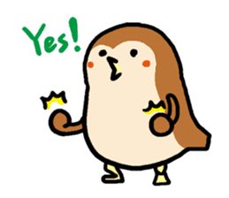 Cute sparrow, Chunta sticker #429419