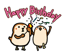 Cute sparrow, Chunta sticker #429421