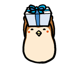 Cute sparrow, Chunta sticker #429422