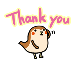 Cute sparrow, Chunta sticker #429423