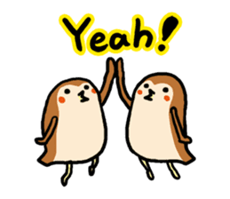 Cute sparrow, Chunta sticker #429424