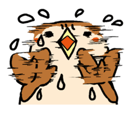 Cute sparrow, Chunta sticker #429426