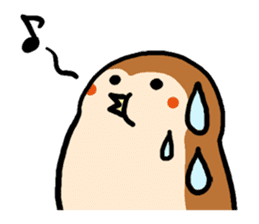 Cute sparrow, Chunta sticker #429430