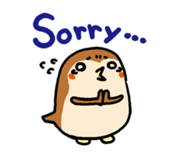 Cute sparrow, Chunta sticker #429431