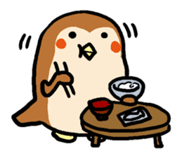 Cute sparrow, Chunta sticker #429433