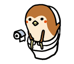 Cute sparrow, Chunta sticker #429435
