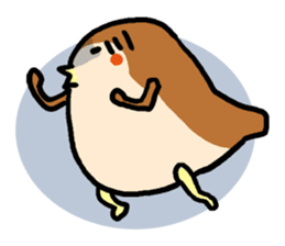 Cute sparrow, Chunta sticker #429438