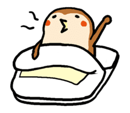 Cute sparrow, Chunta sticker #429440