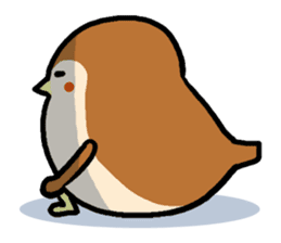Cute sparrow, Chunta sticker #429442