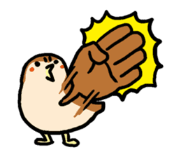 Cute sparrow, Chunta sticker #429448