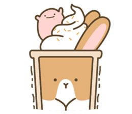 Mokatokki Coffee Rabbit sticker #430091