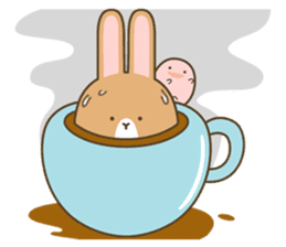 Mokatokki Coffee Rabbit sticker #430099