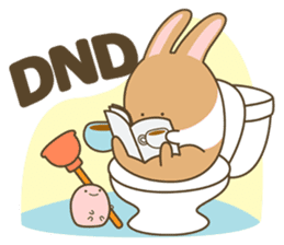 Mokatokki Coffee Rabbit sticker #430106